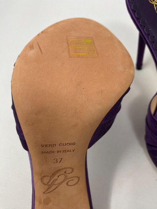 Agent Provocateur Elice Plum Mules 37 - Picture 6 of 8